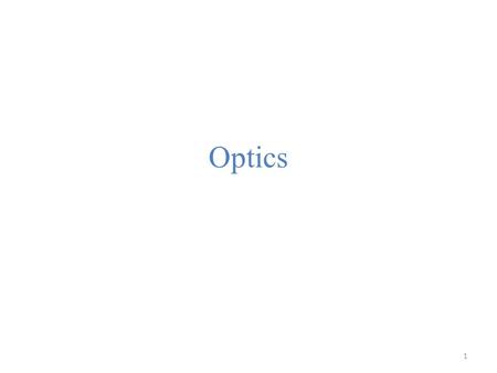 Optics 1. 2 The electromagnetic spectrum Visible light make up only a small part of the entire spectrum of electromagnetic waves. Unlike sound waves and.