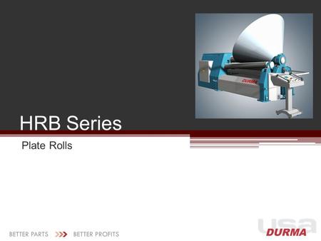 HRB Series Plate Rolls.