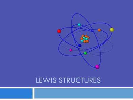 LEWIS STRUCTURES. Lewis Dot Diagrams  Show the valence electrons for an element. Steps. 1. Draw element Symbol 2. Place the number of electrons around.