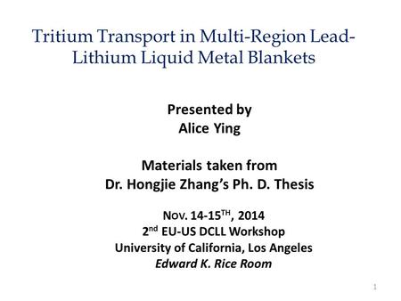 Tritium Transport in Multi-Region Lead-Lithium Liquid Metal Blankets