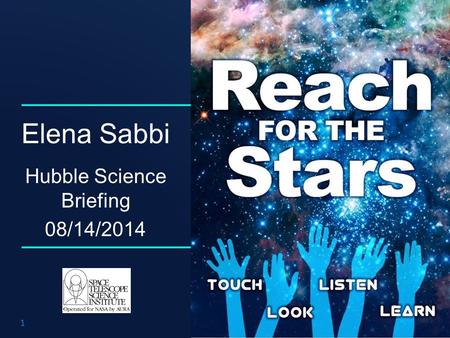 Elena Sabbi Hubble Science Briefing 08/14/2014 1.