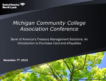 Michigan Community College Association Conference