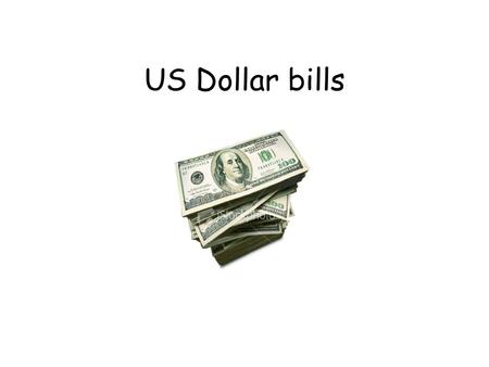 US Dollar bills.