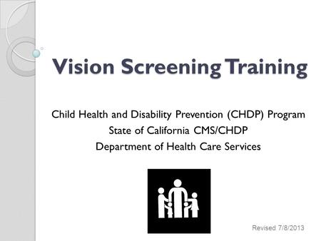 Vision Screening Training