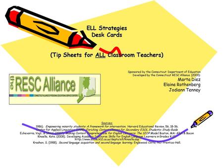 (Tip Sheets for ALL Classroom Teachers)