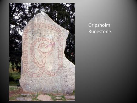 Gripsholm Runestone.