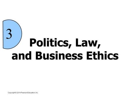 Politics, Law, and Business Ethics