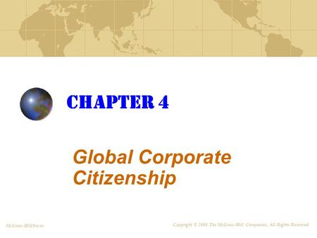 Global Corporate Citizenship