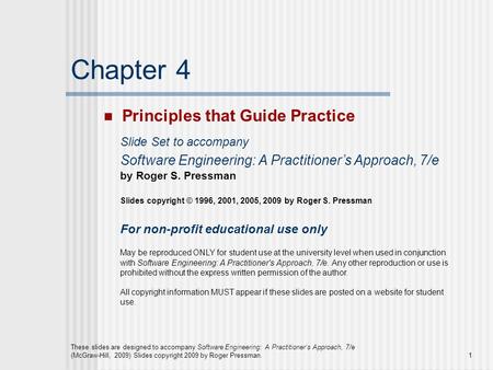 Chapter 4 Principles that Guide Practice