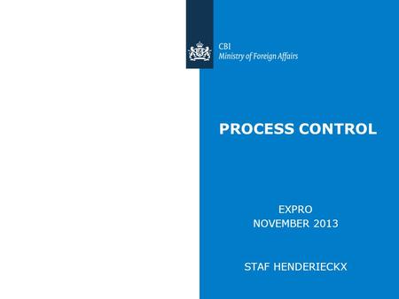 PROCESS CONTROL EXPRO NOVEMBER 2013 STAF HENDERIECKX.