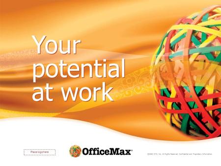 ©2008 OMX, Inc. All Rights Reserved. Confidential and Proprietary Information. Your potential at work Place logo here.