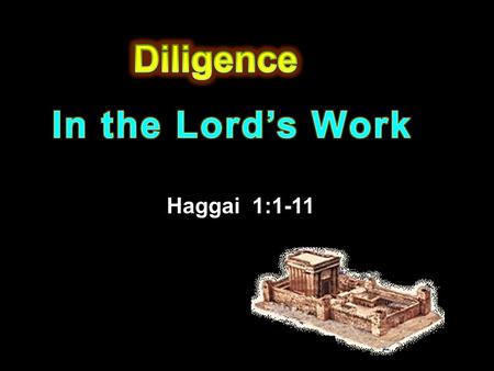 Haggai 1:1-11. 1 ¶ In the second year of Darius the king, in the sixth month, in the first day of the month, came the word of the LORD by Haggai the prophet.