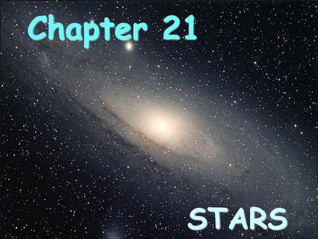 Chapter 21 STARS.