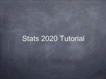 Stats 2020 Tutorial. Chi-Square Goodness of Fit Steps Age < 20Age 20-29Age ≥ 30 6892140 0.160.280.56 fofo pepe fefe What we know: n = 300, α =.05 and...