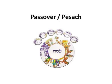 Passover / Pesach. Jesus on the road to Emmaus Luke 24v13-27 “And beginning with Moses and all the Prophets he explained to them everything concerning.