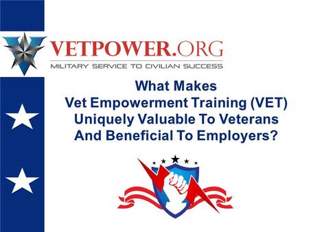 Employment in the new economy…. We are a veteran-operated non-profit organization dedicated to filling gaps in employment assistance and humanitarian.