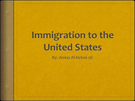 About immigration to the U.S Immigration to the United States has been a key source of population growth and cultural change throughout much of the history.