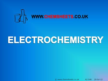 Chemsheets AS006 (Electron arrangement)