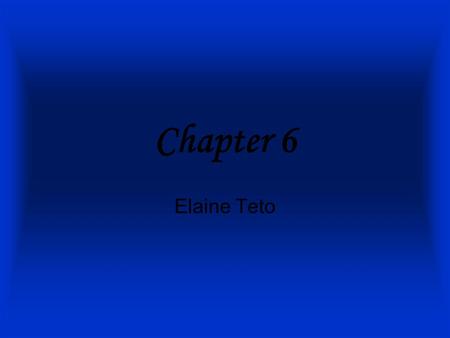 Chapter 6 Elaine Teto. The gaseous state A gas has no fixed volume or shape, but takes both the shape and volume of its container. In addition, a gas.