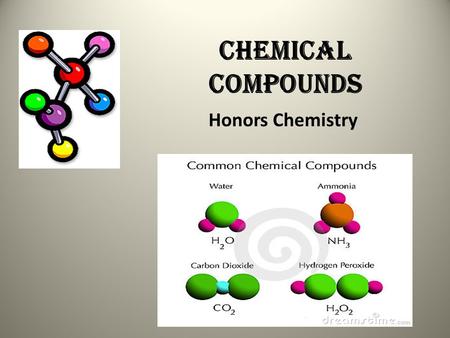 Chemical Compounds Honors Chemistry.