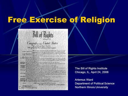Free Exercise of Religion