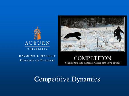 Competitive Dynamics.
