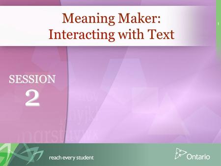 Meaning Maker: Interacting with Text
