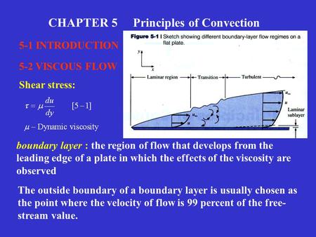 CHAPTER 5 Principles of Convection