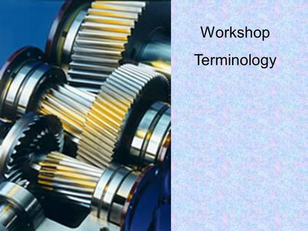 Workshop Terminology. Countersink Countersink bit Countersunk Screws A countersink is used to.