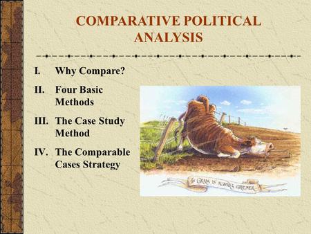COMPARATIVE POLITICAL ANALYSIS
