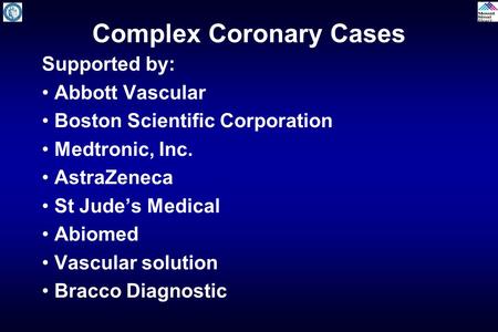 Complex Coronary Cases