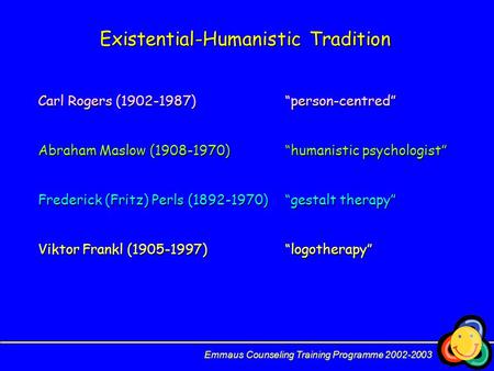 Existential-Humanistic Tradition