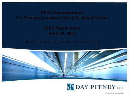 PFIC Considerations For Foreign Investors With U. S