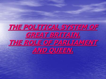 Active Vocabulary Monarch monarchy democracy parliament parliamentary political government constitutional.