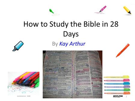 How to Study the Bible in 28 Days