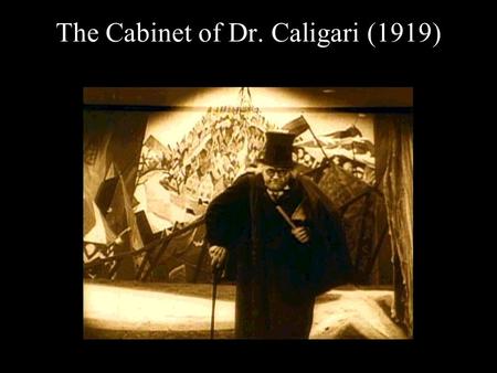 The Cabinet of Dr. Caligari (1919). Older Man: Everywhere there are spirits... They are all around us... They have driven me from hearth and home, from.