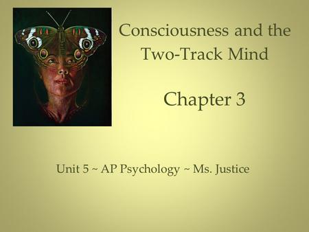 Consciousness and the Two-Track Mind Chapter 3