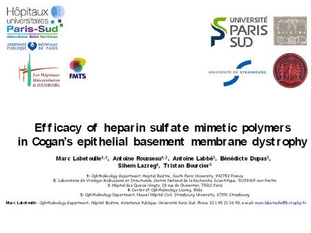 Cogan’s epithelial membrane dystrophy, also named epithelial basement membrane dystrophy (EBMD) and map-dot-fingerprint dystrophy, was first described.