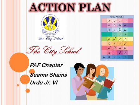The City School PAF Chapter Seema Shams Urdu Jr. VI.