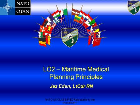 LO2 – Maritime Medical Planning Principles
