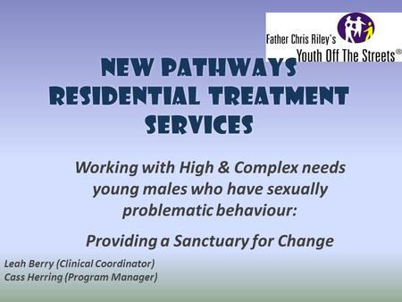 New Pathways Residential Treatment Services