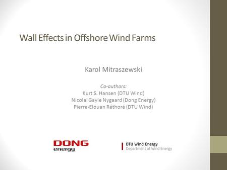 Wall Effects in Offshore Wind Farms
