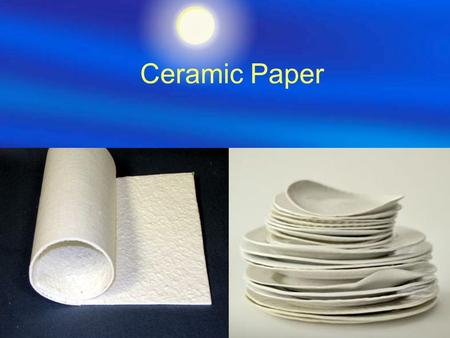 Ceramic Paper. The fabrication of the pre-ceramic paper  (1) Preparation of an aqueous feed suspension containing filler and wood pulp or cellulosic.