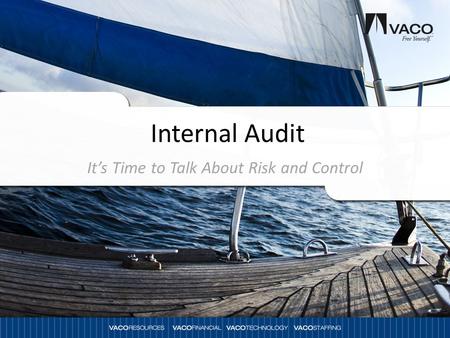 It’s Time to Talk About Risk and Control