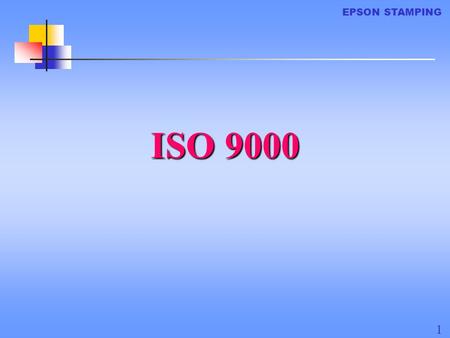 EPSON STAMPING ISO 9000 1 REV 1 2/10/2000.