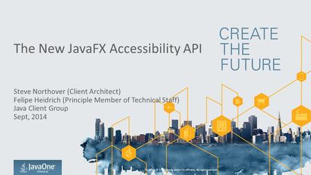 The New JavaFX Accessibility API