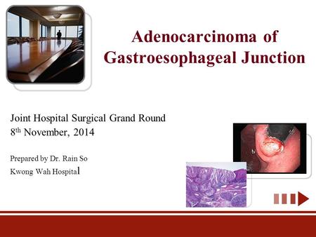 Adenocarcinoma of Gastroesophageal Junction