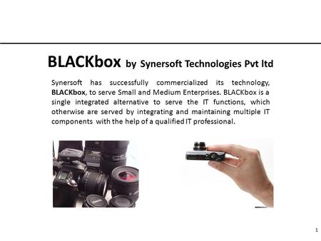 BLACKbox by Synersoft Technologies Pvt ltd