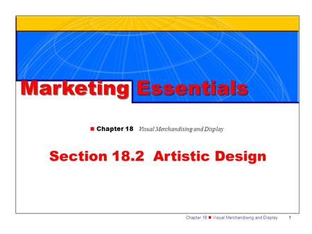 Section 18.2 Artistic Design