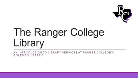 The Ranger College Library